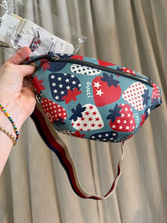 Gucci Other - Gucci limited Edition Strawberry Belt Bag New with dustbag, all tags and card